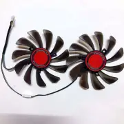 Graphics Card Dual Fan 95mm Video Card Cooler Fan for XFX RX580 584 588 Parts