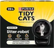 Purina Tidy Cats Cat Litter for Litter-Robot Clumping Cat Litter Odor Control Formula - 22 lb. Box