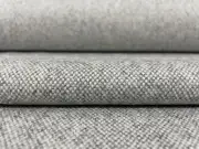 3.875 yds Maharam Beck Chainmail Gray Woven Wool Blend Upholstery Fabric