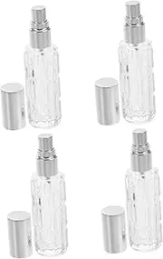 NOLITOY Cocktail Bitters Bottles 4pc Set of Glass Spray Mist Bottles for Absinthe Syrup Barware Accessory