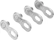 SOLUSTRE 12 Bike Chain Buckles Quick Release Chain Connectors Steel Bike Chain Joint Buckle Kit