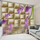 3D Flower 633 Blockout Photo Curtain Printing Curtains Drapes Fabric Window AU