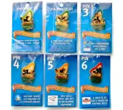 Melbourne 2006 Commonwealth Games Set of 6 Pins with Promotional Board