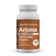 Herbsforever Arjuna–Terminalia Arjuna–Traditional Wellness Supplement60 Capsules