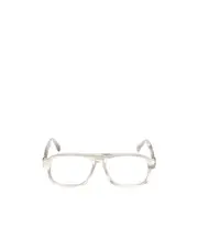 Moncler Eyewear Square Frame Glasses 54 White