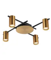 Tache Interior Spot Ceiling Light (with Adjustable Antique Brass 4 Heads) IP20