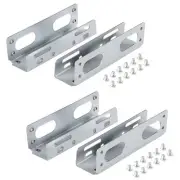 2 Pack HDD Hard Drive Metal Mounting Bracket Adapter, Convert Any 3.5 in HDD