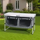 Aluminium Foldable Camping Table Portable Outdoor BBQ Picnic Desk Folding