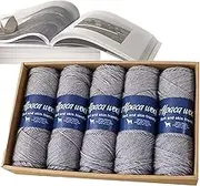 Cashmere Yarn for Knitting,Crochet Thread Alpaca Wool Thread Scarf Yarn | Comfortable Fingering Sock Weight Yarn, Crocheting Beginner Yarn for Family, Friends, Kids, Women, Men