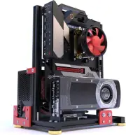 DIY Aluminium Pc Open Case Computer Chassis Test Bench Support Water Cooling Sup