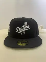 Exclusive New Era 59Fifty DodgersPatch Hat 7 3/4