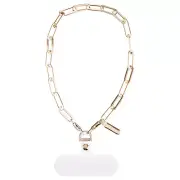 Case-Mate Gold Chunky Chain Wristlet Holder Strap For Universal Mobile Phones