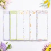 PeachTreeShade Floralnotes Magnetic Notepad Shopping ToDo Grocery List 60pg 2pk