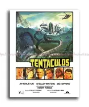 tentacles sci-fi horror movie poster 8x10" print glass wall decor