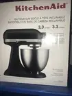 KitchenAid 3.5-Quart Artisan Mini Plus Tilt-Head Stand Mixer | Black Matte