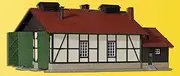 HO Scale Locomotive Repair shed