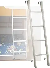 Bunk Bed Ladder Loft Bed Side Ladder for Bunk Trailers and Campervans, Camping Ladder with Adjustable Hook, Load Capacity 150kg/330lbs (Size : 116cm/45)