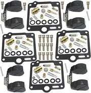 Seals Parts for Y&amaha FJ1100 FJ1200 FJ 1100 1200 Motorcycle Carburetor Rebuild Repair Kits Diaphragm Needle Valve Float