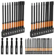 20Pcs Impact Hex Head Allen Wrench Drill Bit Set with 5 Extension Socket Repair︿