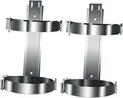[LIFKICH] 2Pcs Fire Extinguisher Wall Mount Bracket Durable Iron Holder for Home Office Ships Factories and More Practical Fire Extinguisher Support for Units