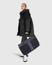 [Belle & Bloom] Say It Again Quilted Jacket - Black