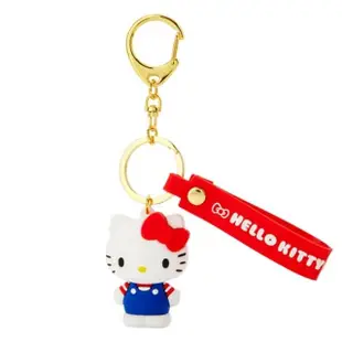 【小禮堂】Hello Kitty 立體矽膠造型鑰匙圈 《角色大賞》(平輸品)