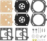 SING F LTD 2 Set Carburetor Repair Rebuild Kit Compatible with Walbro K22-HDA Carburetors Compatible with Honda GX100 Compatible with Tanaka TBC422C