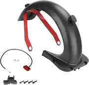 Lveofielygi Rear Mudguard Set Compatible with Segway Ninebot Max G30 Electric Scooter, Mudguard Support Red Bracket Replacement Kits Repair Accessories for Scooter