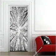 Door Stickers 3D Door Sticker for Bathroom Dorm Door Home Decoration DIY Accessories (Color : C, Size : 38.5x200cmx2pcs)