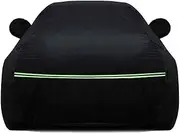 Waterproof Car Cover Compatible with Tesla Model 3 Model S Model X Model Y Roadster Dust-Proof Windproof Rain Snow Weather Effectively Protect Car Paint (Color : Black, Size : Model 3)