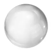 80mm/3.1" Crystal Sphere Ball Glass Solid Ball for Decoration, Clear