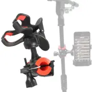 Universal Microphone Mic Stand Phone Holder for iPhone Samsung Smart Phones US