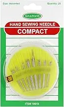 Sullivans Hand Sewing Needles Assorted Compact 25 Pieces Kit