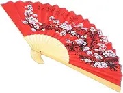 Gatuida Giant Flower Folding Wall Fan Traditional Decor for Weddings Photo Studios Elegant Handheld Fan for Spaces Impressive Wall Ornament