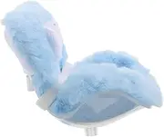 Abaodam Miniature Plush Doll Car Seat Soft Toy Chair Transparent Base for Dolls Versatile Car and Home Decoration Accessories for Safe Transport and Stylish Decor
