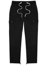 Paige Slim-leg Stretch-twill Trousers - Black - 33 (W33 / M) 33 (W33 / M)