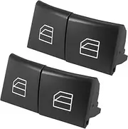 X AUTOHAUX 4pcs Driver Window Switch Button Covers Power Window Master Switch Repair Button Caps Lift Button for Mercedes Benz ML GL R Class W164 X164 W251