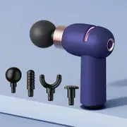 GGP Lc 005 Purple Portable Mini Massage Gun Quiet Muscle Massager With 6 Speeds