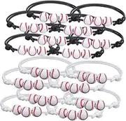 4pcs Baseball Keychain Wrist Tape Baseball Backpack Keychain Car Lover Birthday Keychains Baseball Pendant Baseball Keychains for Boys Decorative Baseball Keychains Toy