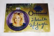 2015 Benchwarmer MICHELLE McLAUGHLIN Holiday #75 Blue Ornament Auto/5 PLAYBOY