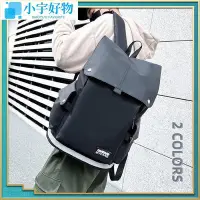 在飛比找Yahoo!奇摩拍賣優惠-日本原宿風時尚筆電內膽夾層學生工裝書包正ins大包包防水旅行