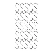 Stainless Steel Hanging S Hooks 12cm X 6cm 25 Pieces