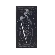 Gift Republic 18cm Palmistry Incense Holder Dish w/ Sticks Home Fragrance Black