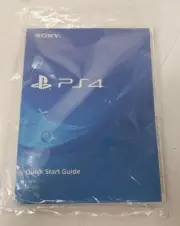 SEALED Sony PS4 Video Game System English Quick Start & Safety Guides CUH-2215A