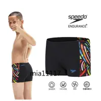 在飛比找蝦皮購物優惠-speedo 男孩 泳褲 兒童四角泳褲 運動泳褲 台灣原廠代