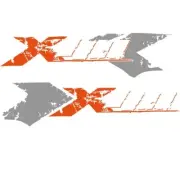 MasterCraft Boat Graphic Decals 2543603 | X-Star Orange (Set of 2)