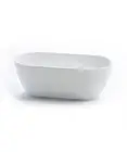 New Seima Freestanding 1700 Bath Egg Shell Shape in Sanitary Grade Acrylic High