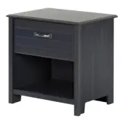 South Shore Nightstand 22.5" H X 21.75" W, Rectangle 1-Drawer Particle Board