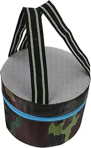 TOGEVAL Step Stool Seat Foam Portable Camping Stool Outdoor Simple Agricultural Leather Mound