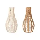 Woven Pendant Lamp Shade Retro Chandelier Light Cover for Home Cafe Bedroom